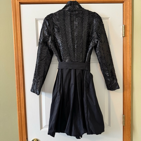 Samuel Dong Zip Up Bubble Hem Dress - Picture 4 of 11